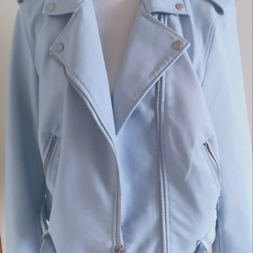 Faux leather jacket